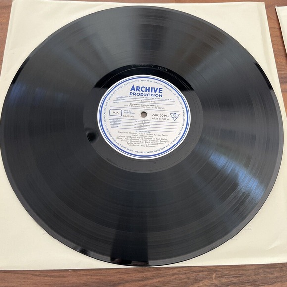 Bach Weihnachts Oratorium 3xLP Box Set 1955-56 Archive Prod. ARC3081 - Picture 6 of 11